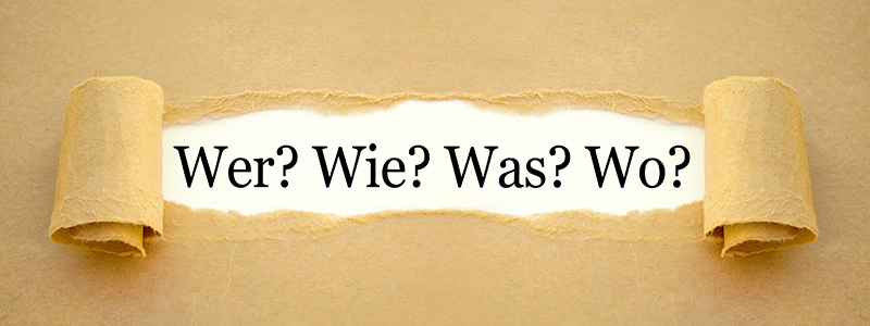 braunes Papier mit Riss und den Worten Wer? Wie? Was? Wo? Termine Vorsfelde live